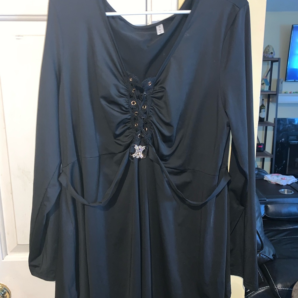 Elegant Black Women's Top